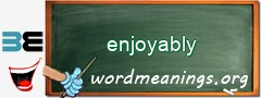 WordMeaning blackboard for enjoyably